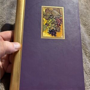 Journal Inspirational Purple and Gold Hardcover Religious Journal . New